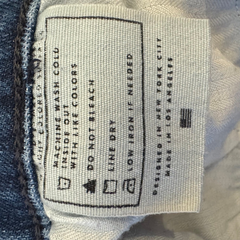 AYR The Chiller Skinny Jeans Womens 31x26 Dark Wash Blue High Rise Made in USA - Picture 4 of 6